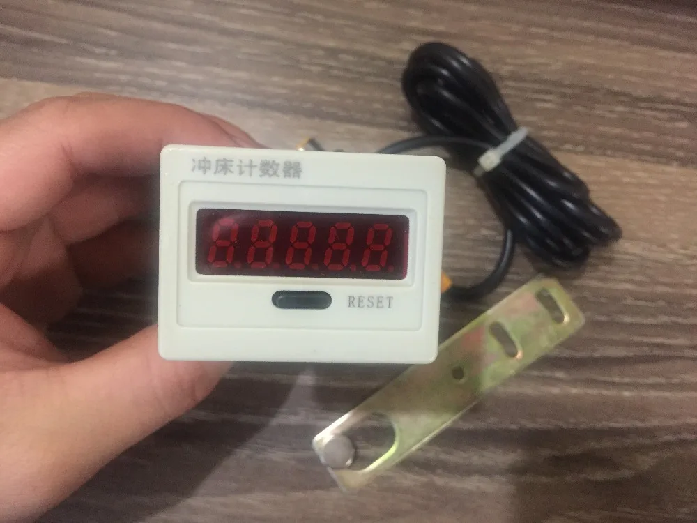 Светодиодный счетчик цифрового дисплея 5 цифр перфоратор сабельный/вращающийся