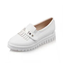 Кисточкой Женская обувь на плоской подошве Обувь Нескользящие Обувь студенток женская обувь Zapatos Женские сапоги; Женская обувь Большой Размеры 61-62 z62