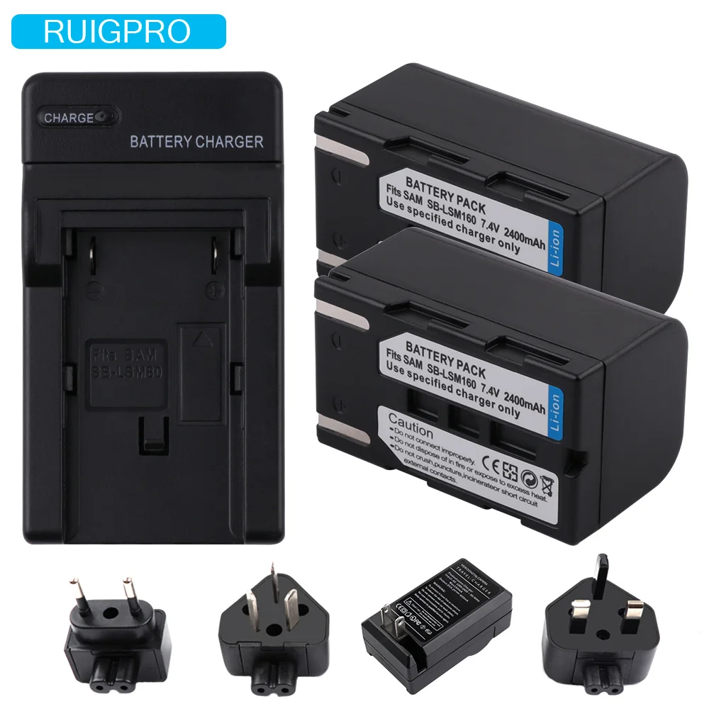 SB-LSM160 Battery Charger for SAMSUNG SC-D353//D363//D364 VP-D351//D361 Digital Cam