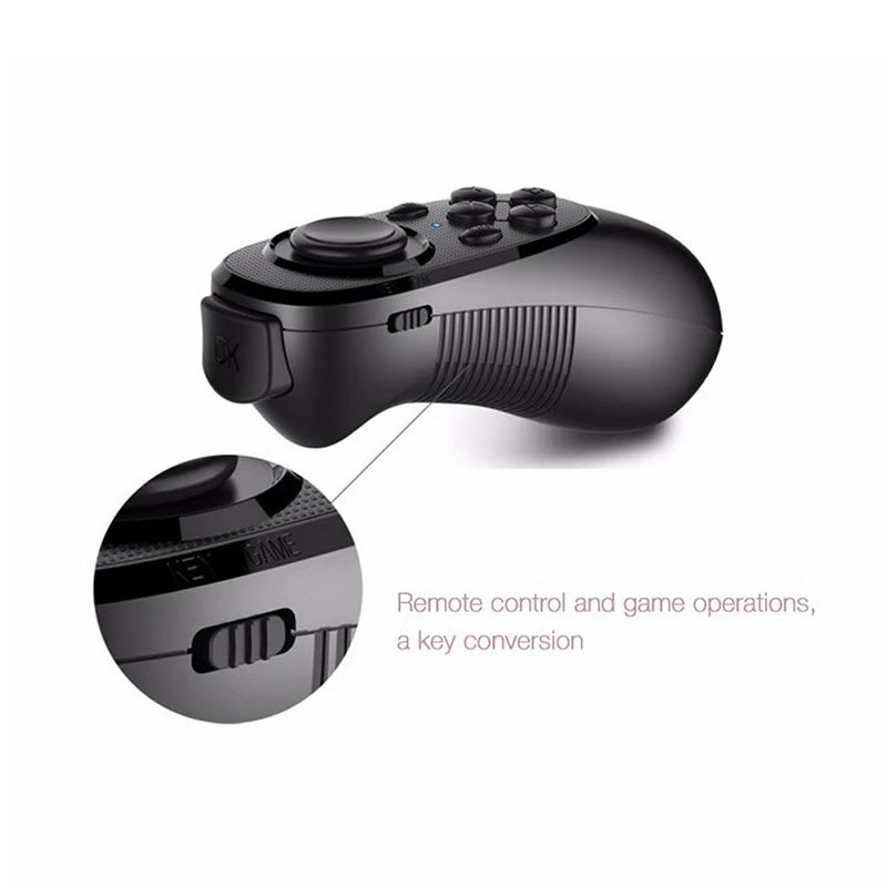 Bluetooth Wireless Gamepad VR Controller iOS Android Phones Joystick Selfie Shutter Remote Control for Mobilephone PC VR Box Smart TV (2)