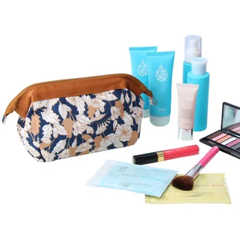 

Fashion Travel Women Storage Bag Flowers Leaves Flamingos Printed Zipped Ladies Girls Wash Makeup Bags AB@W3