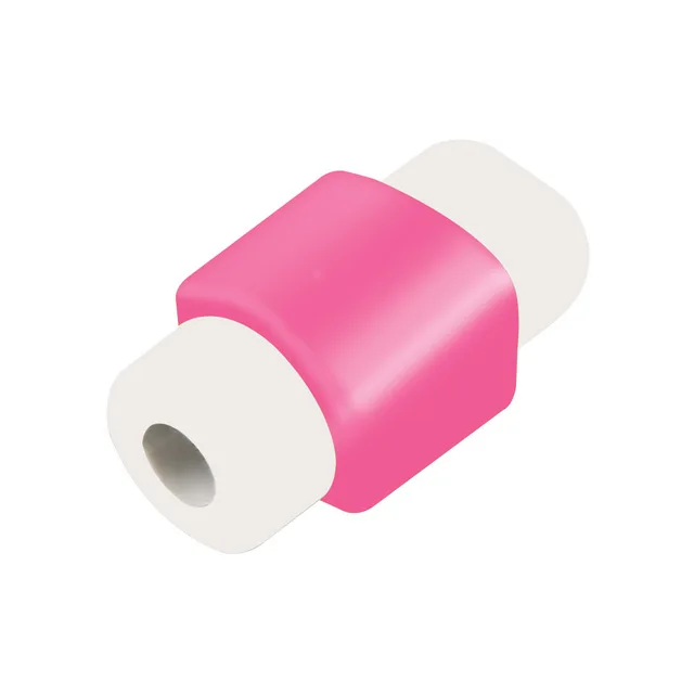 1Pce Мини милый силиконовый USB кабель Защита для наушников пластиковый шнур защита провода крышка намотки для Iphone huawei Xiaomi samsung - Цвет: cable winder