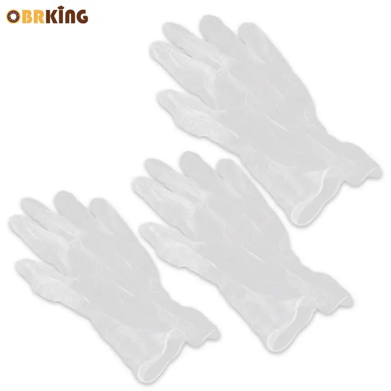 OBRKING 20 PCS Disposable Food Gloves One off Plastic Gloves For Home