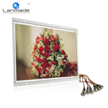 6 шт кнопочный 21,5 дюймовый ЖК-медиаплеер разрешение открытый рамочный рекламный проигрыватель