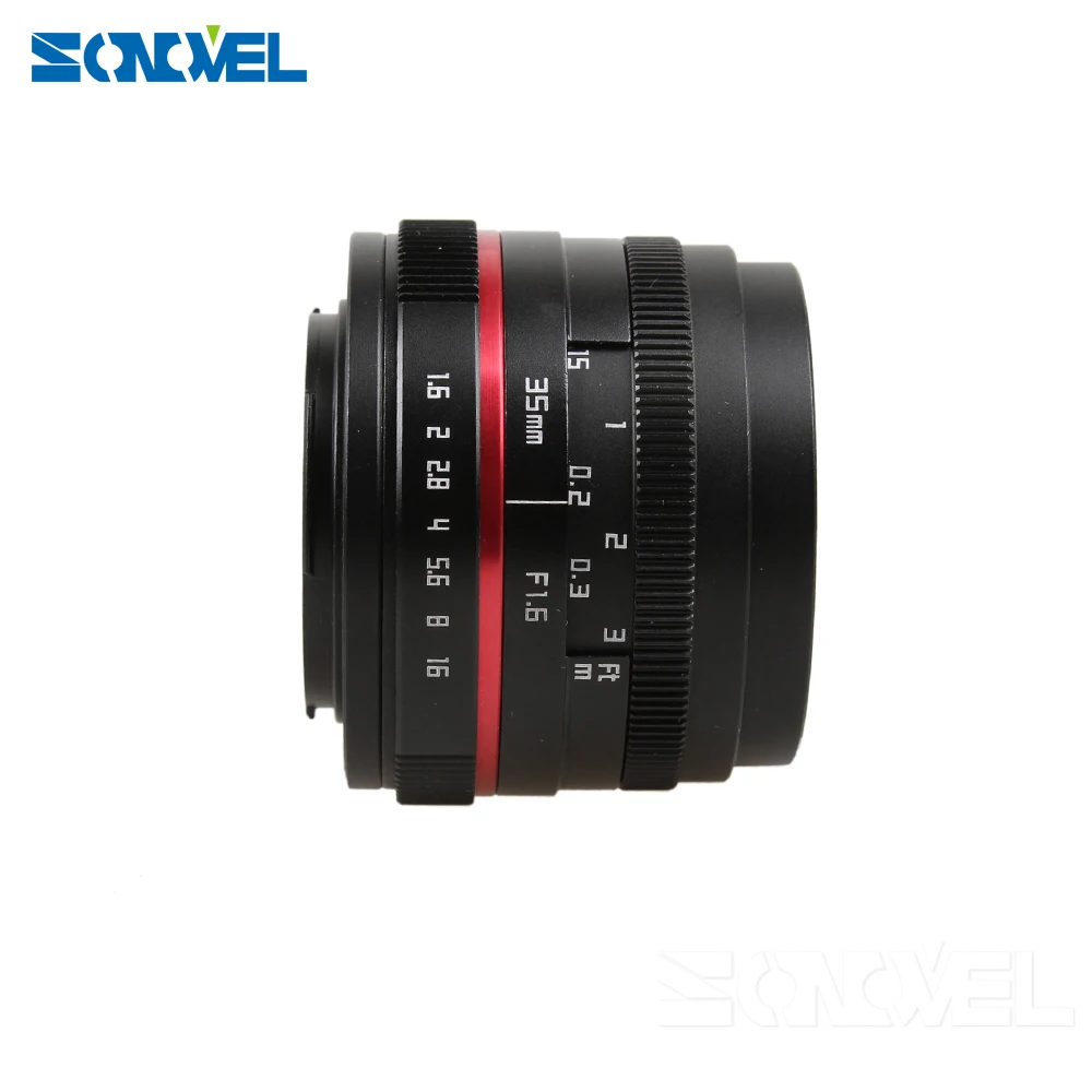 Малая широкоугольная ручная линза для камеры SONY F1.6 35 мм крепления на E Mount A6500 A6300