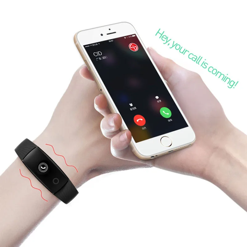 LUOKA Bluetooth Smart Bracelet Heart Rate Monitor Wristband Fitness for Android iOS PK Xiomi Mi Band 2 Fitbits Smart ID107