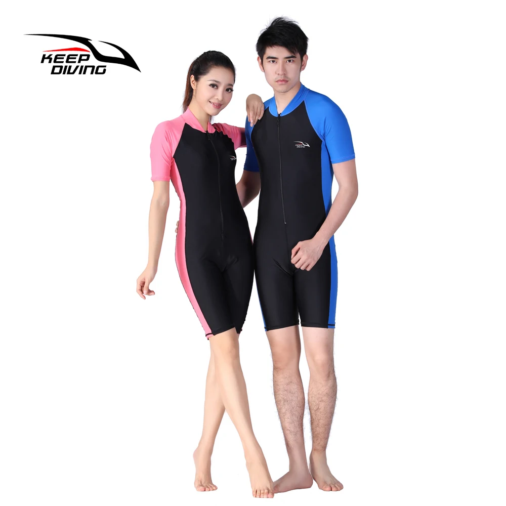 Lycra Wetsuit Stinger Wet Suits Diving Skin For Men Women One piece Short Sleeve Jump Suit Swimsuit Swimwear Beach Clothes Surf|dive skin|suits