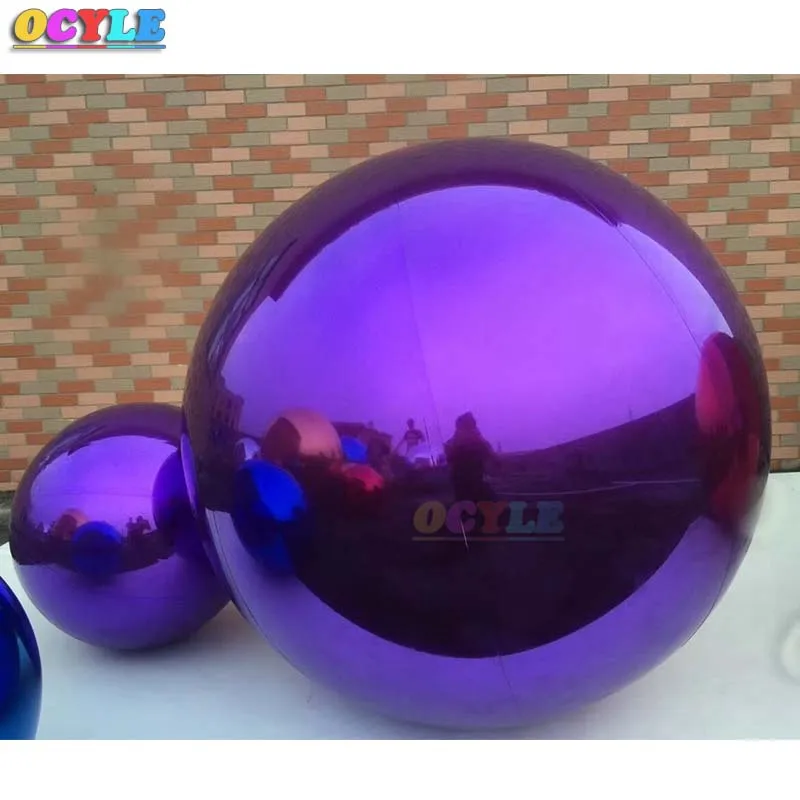 Ostyle гигантский надувной зеркальный шар для украшения ПВХ с рождественским