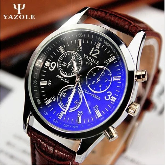 New Yazole Watch Men Watch Top Brand Luxury Blue Glass Men's Watch Fashion  Waterproof Sport Watches Clock Saat Relogio Masculino - Quartz Wristwatches  - AliExpress