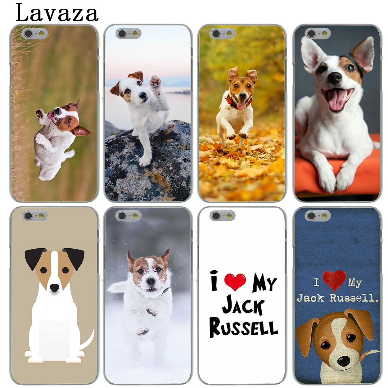 Lavaza Джек Рассел терьер собака жесткий чехол для телефона iPhone XR X 11 Pro XS Max 7 8 6 6S 5 5S SE