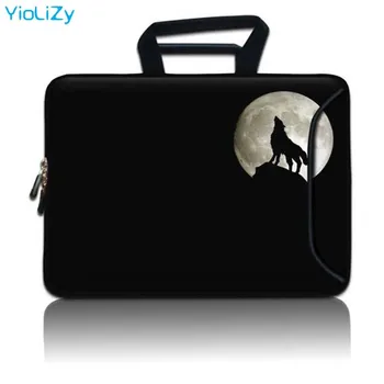 

print wolf Ultrabook pouch 9.7 11.6 13.3 14 15.6 17 17.3 inch men Briefcase Laptop Bag Notebook sleeve cover Handbag SBP-23524