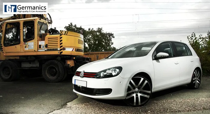 Чехол для Volkswagen CC GOLF 7 Golf 6 MK6 Polo GTI VW Tiguan Светоотражающая наклейка с красной линией