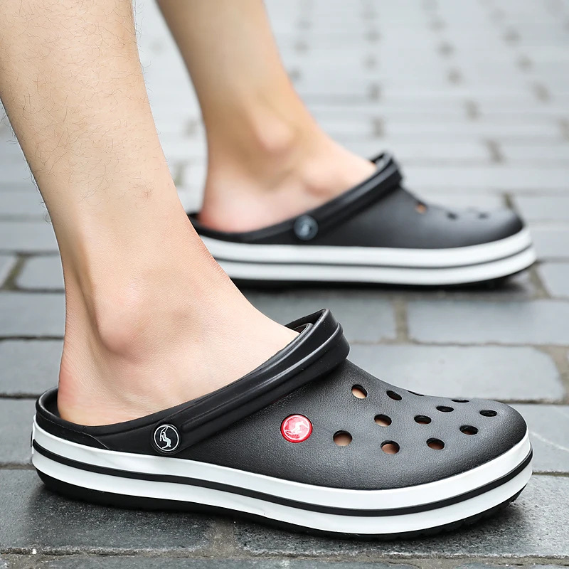 Hole Shoes Male Men Sandals New 2019 crocse Clogs Sandalias Hombre croc Sandles Mens Sandals Men Summer Shoes Slippers Sandalet