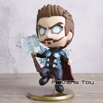 

Avengers Infinity War Cosbaby Thor Fighting Ver. PVC Figure Doll Collection Q Verison Model Toy Gift