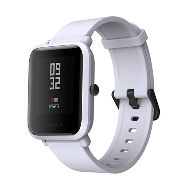 Умные часы Huami Amazfit Bip, глобальная версия, gps, Gloness, умные часы, умные часы, 45 дней в режиме ожидания для телефона MI8 IOS - Цвет: White