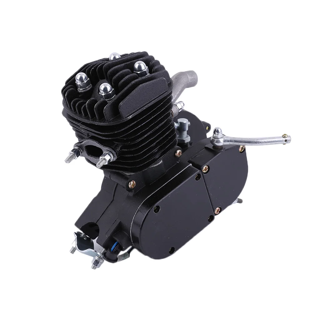 Promoción exquisita 2 tiempos 80cc ciclo Motor Kit Gas perfecto para bicicletas motorizadas bicicleta negro