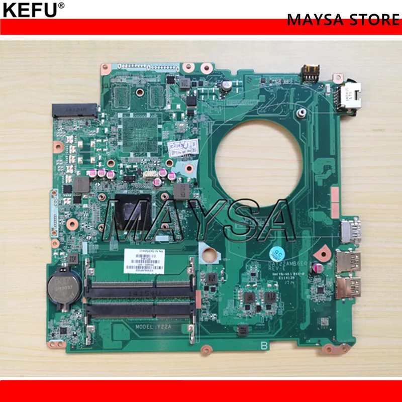 763422-501 صالح لل hp pavilion 17-F series laptop motherboard DAY22AMB6E0 rev: e A8-6410 اللوحة 90 يوما الضمان 100% اختبار