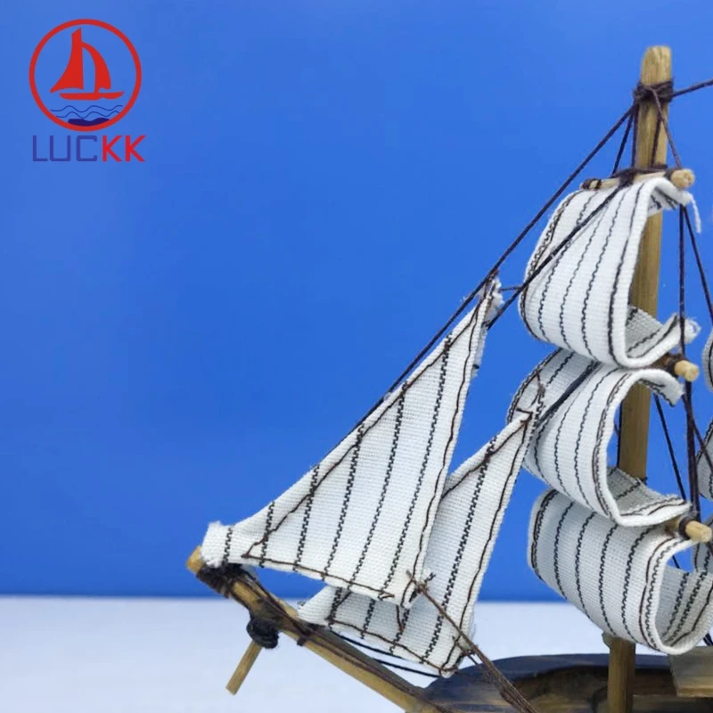 Винтажные морские деревянные модельные корабли LUCKK 16 см украшения для интерьера