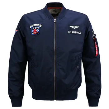 

Military Clothing US Air Force MA1 Bomber Jackets Men Baseball Collar Flight Windbreaker Autumn Pilot Mens Jacket Varsity Homme