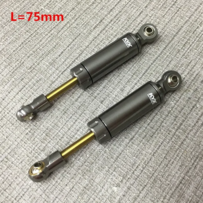 

2PCS Inner Spring Shock Absorber L75mm Suspension Absorber 86-70mm Metal Damper for DIY RC Car Model