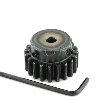 

1pcs 1.5M20T 6mm/6.35mm/7mm/8mm/10mm/12mm/14mm/15mm Bore Hole 20 Teeth OD 33mm Module 1.5 Motor Metal Gear Wheel Top Screw