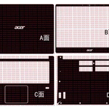 Ноутбук углеродного волокна кожи Наклейка Обложка для acer Swift 3 SF314-54 14"