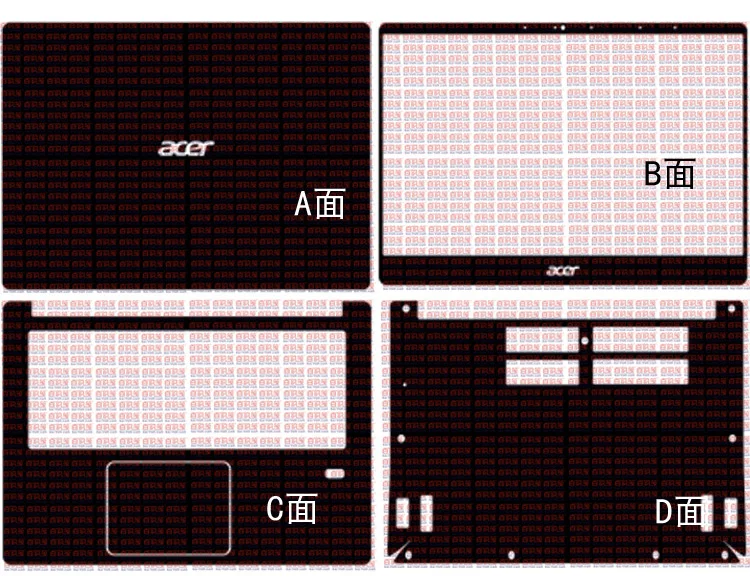 Виниловая наклейка для ноутбука из углеродного волокна обложка Acer Swift 3 SF314 54 56 sf314