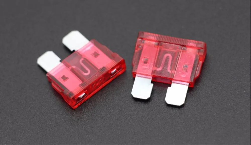 50PCS 10A Medium size Auto fuse, Automotive Fuses Blade,The fuse