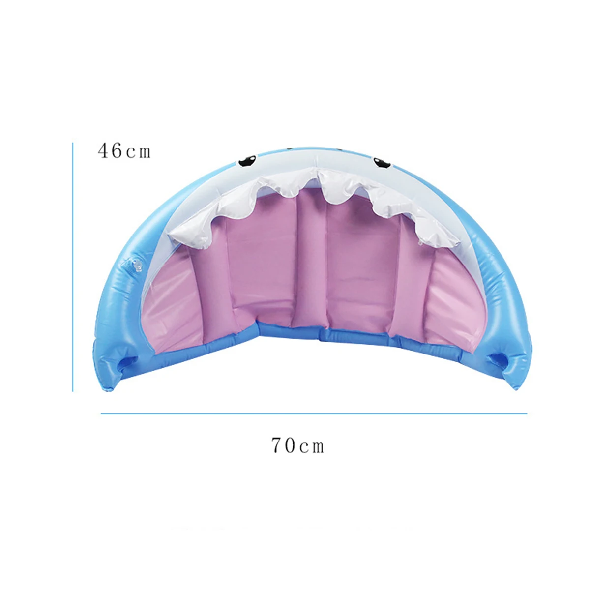 Летняя Съемная детская Акула купание и плавание бассейн с навесом надувной Floatie плавать кольцо для детей экологически чистый ПВХ