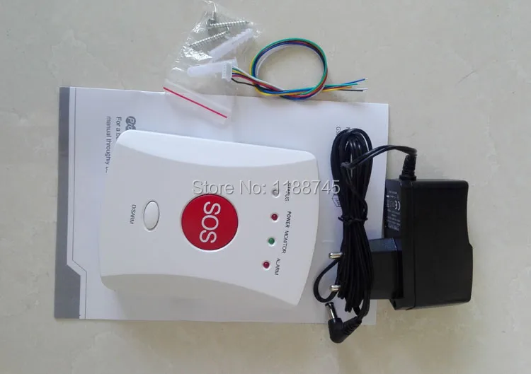 Wireless GSM SMS SOS Emergency Auto Dialer Alarm System With 6 Panic Buttons Elderly/Children/Handicapped/Medical Care