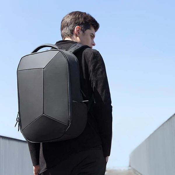 

Xiaomi Trendy Geometric Splicing Reflective Water-resistant Backpack Ergonomics Design Large Capacity Backpack