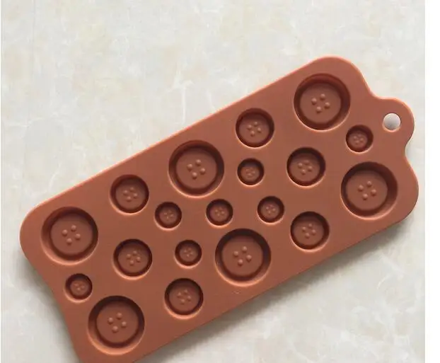 

1pcs/lot Button Muffin Silicone Sweet Candy Jelly Ice Mould Mold Baking tool eco-friendly cake mould