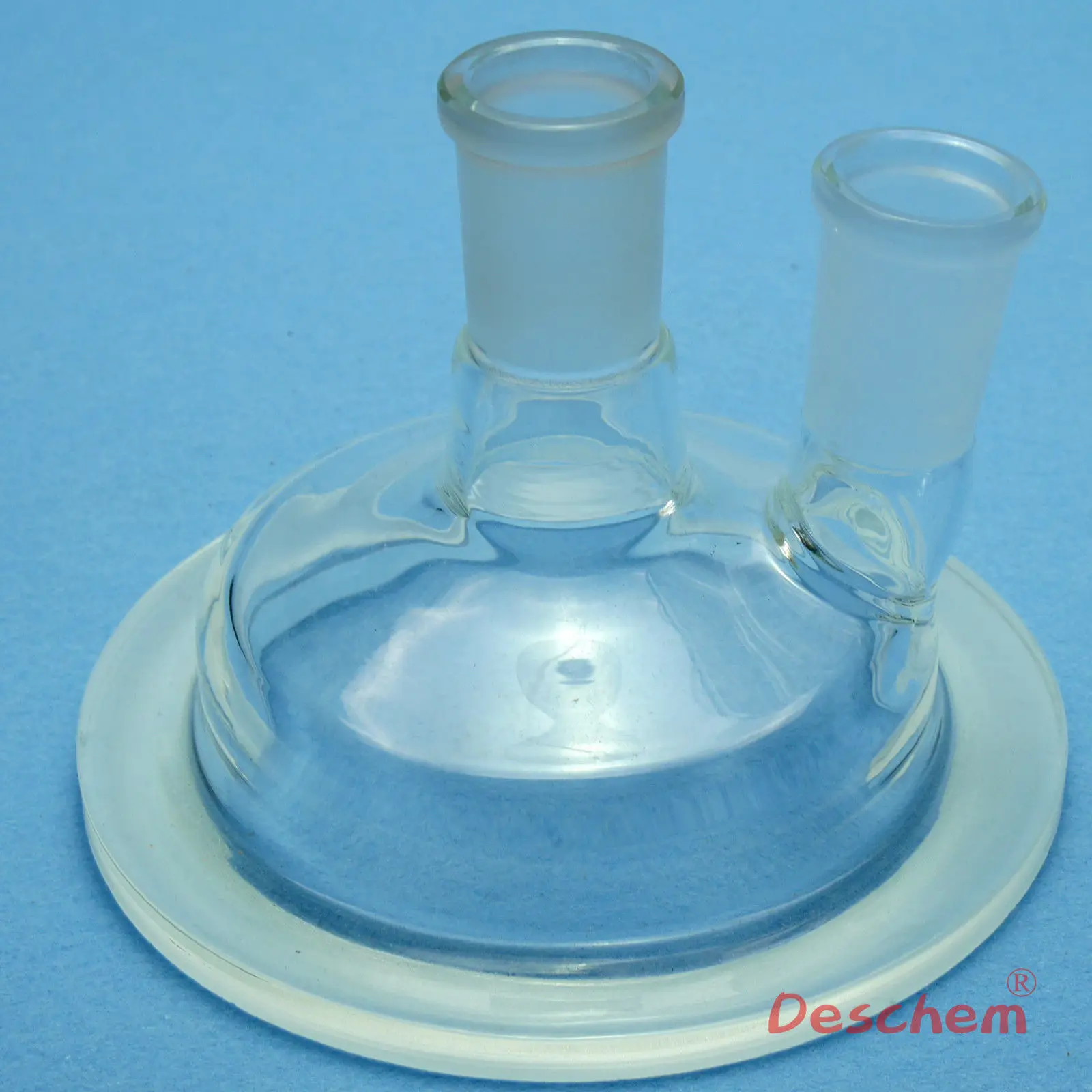 

24/40,100mm,Glass Reactor Lid,DN100,Two Necks Use For Lab Reaction Flask