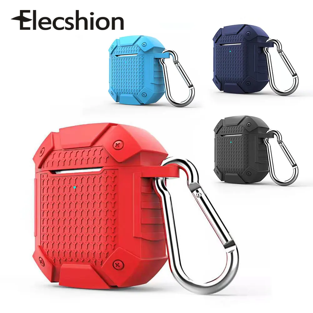 

Luxury Soft Silicone Case For Apple Airpods Shockproof Waterproof Headset Accessories For Airpods Case Earphone Protective Cover