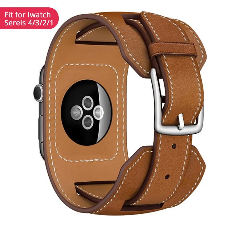 

Leather Band for Apple Watch band 42mm iwatch 4 3 2 1 Bracelet Strap Watch 40mm 44mm Band iwatch band 38mm apple watch 4 band