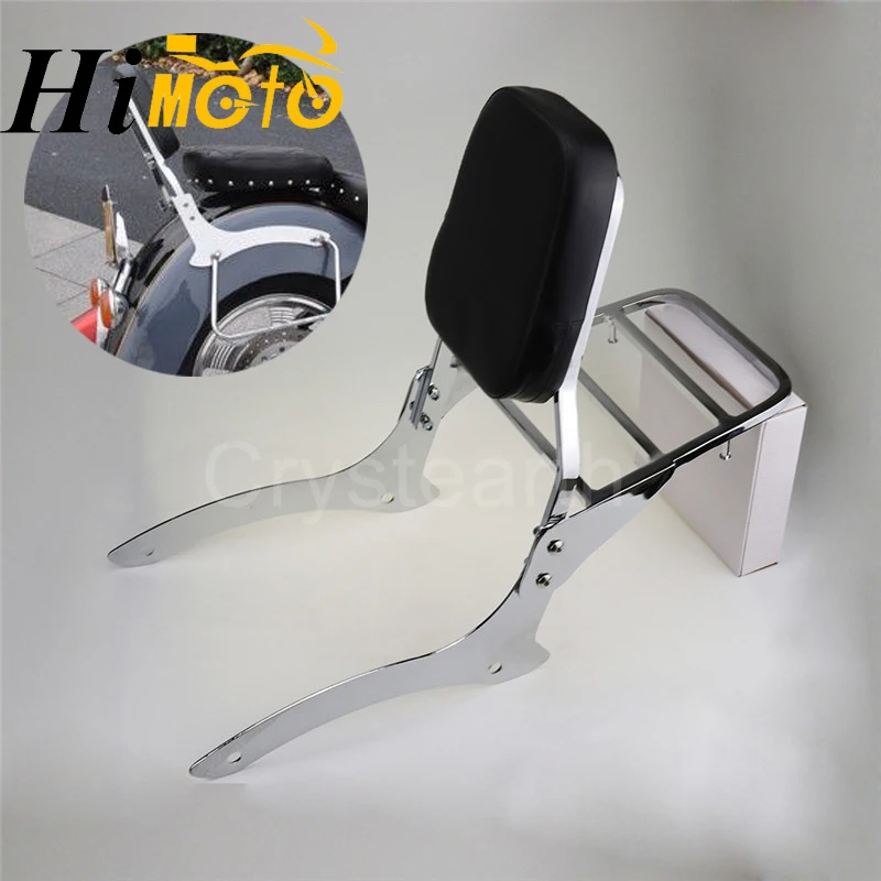 Хромированная задняя спинка пассажира мотоцикла Sissy Bar + багажная стойка для 2000-2011