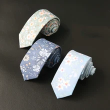 Mantieqingway хлопчатобумажный галстук Gravata Corbata Тонкий платье с поясом Мужской шеи цветочный принт шеи галстуки для мужчин Свадебная вечеринка