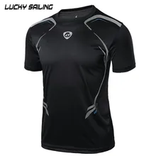 2016 Quick Dry Slim Fit Tees Männer Bedruckte T-Shirts Kompression Shirt Tops Bodybuilding Fitness Oansatz Kurzarm T-shirt LS04
