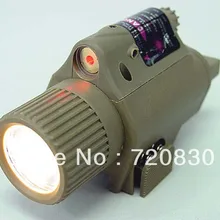 OP M6 65Lm Xenon тактический фонарик и красный лазерный прицел Tan