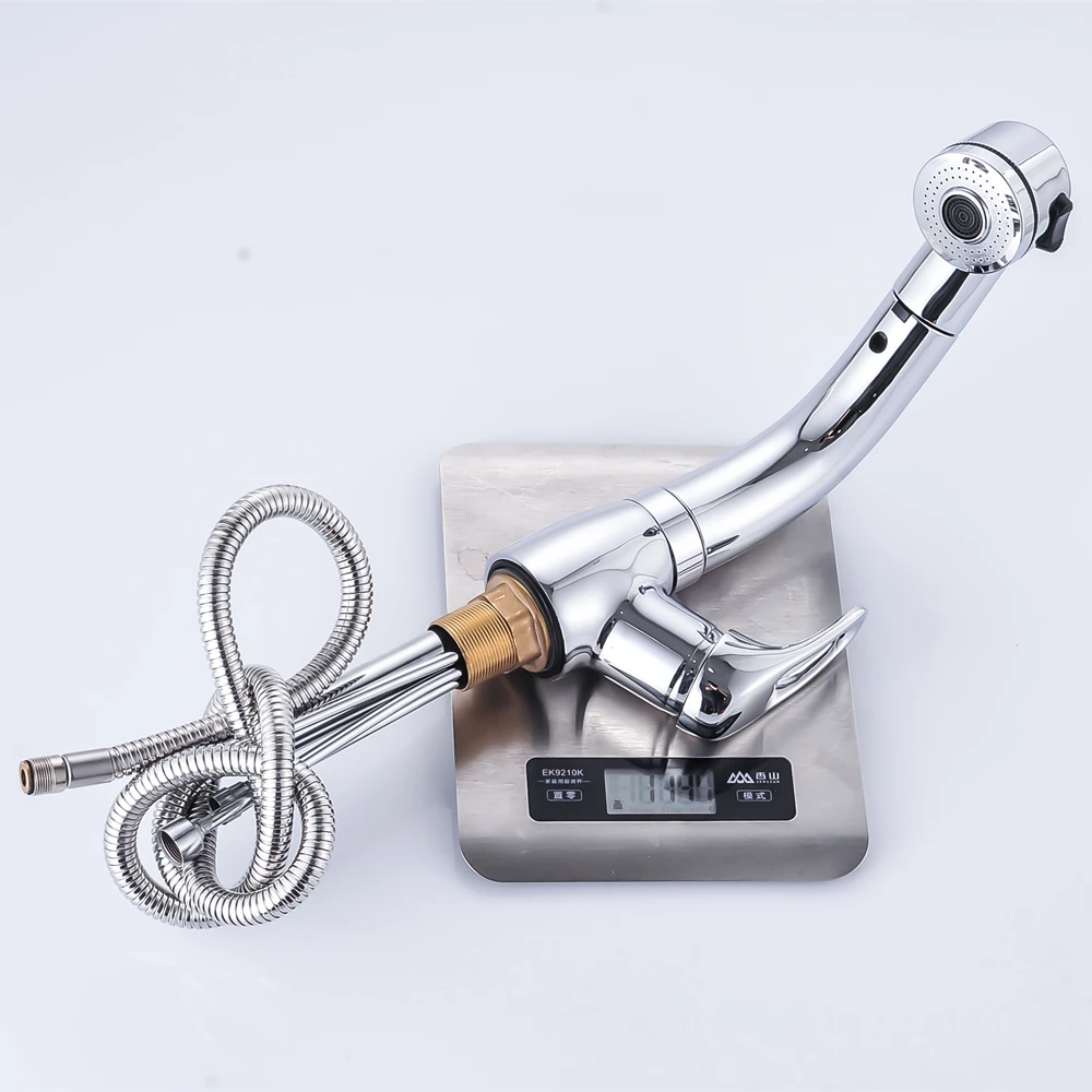 water mixer Basin sink faucet basin mixer tap brass taps bathroom chrome faucet pull out modern bathroom faucet tap6