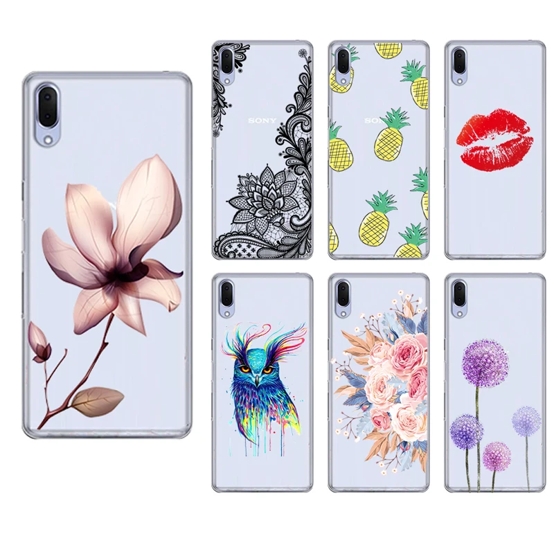 

Novelty Clear Soft TPU Printed Case for Sony Xperia L3 L4312 Silicone Phone Capa Cover for Sony L4312 L3 Case Fundas