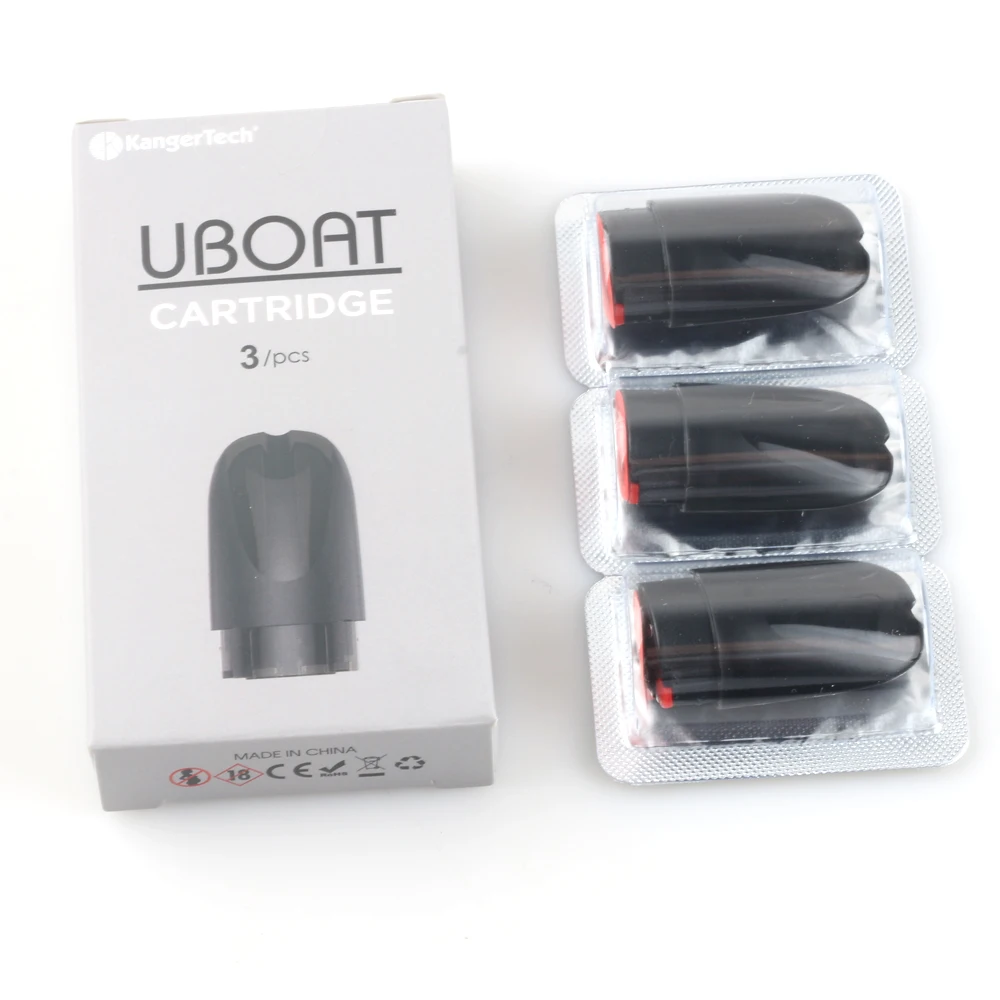 

3pcs/lot Original Kanger Uboat 2mL Cartridge Vape Atomizer Replacement Coil for Electronic Cigarette Uboat Aio Battery Mod