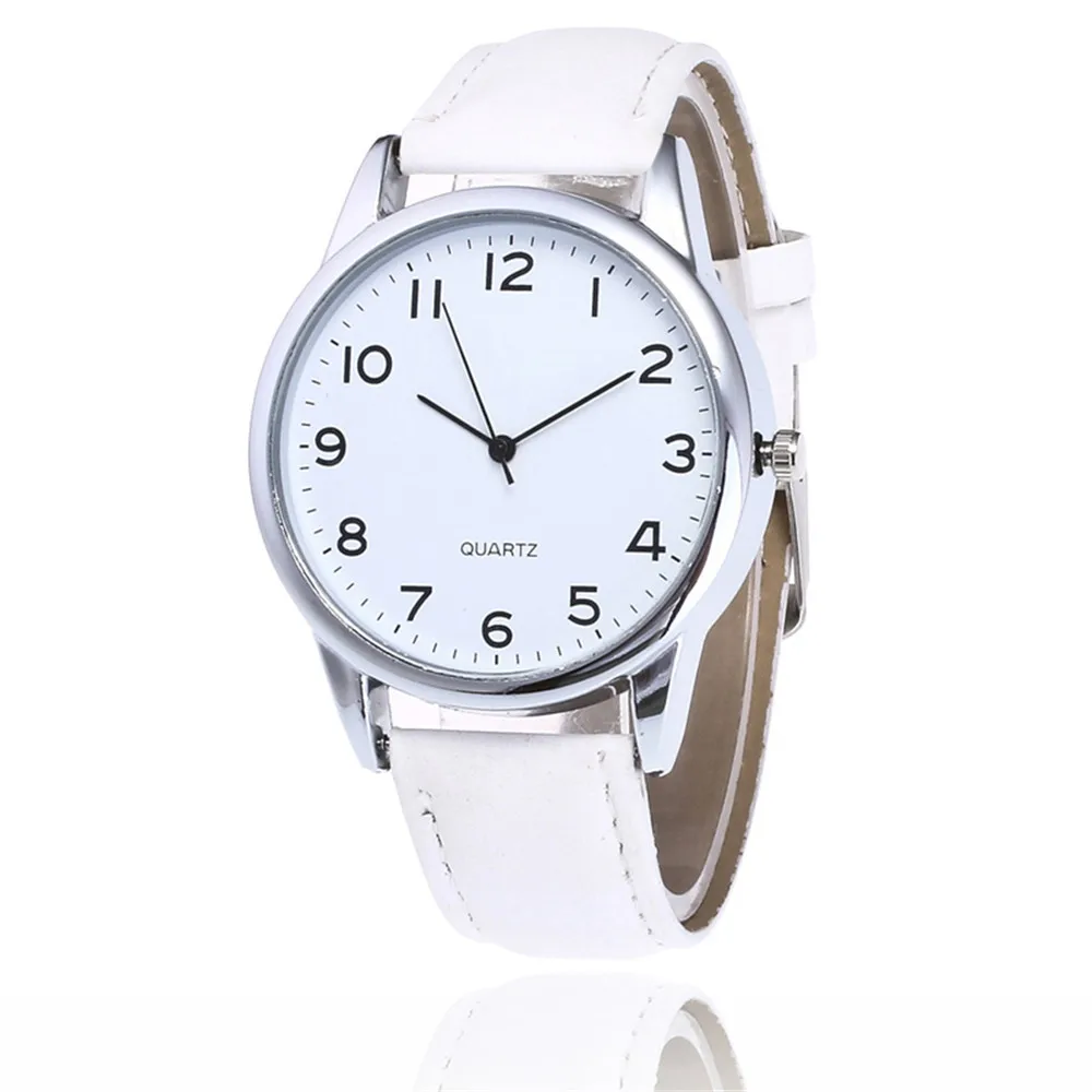 Мужские часы от ведущего бренда, роскошные простые наручные часы с датой дня, водонепроницаемые часы, мужские светящиеся кварцевые часы - Цвет: white
