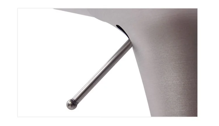 upscale bar stool Cafe aluminum seating chair retail wholesale silver black color free shipping