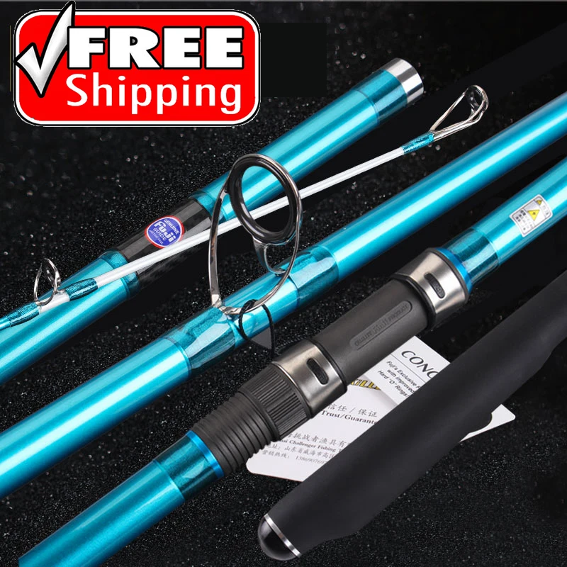 

Lurekiller fishing rod New surf Japanese Quality Full Fuji Surf Rod 4.05M carbon 3 Sections 100-250G cast rods made