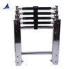 Clearance sale boat accessories marine 4 Step Under Platform Boat Ladder Stainless Steel Boarding Telescoping Ladder ► Photo 1/6