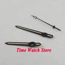 Черный светильник, желтый цвет, светящиеся часы, подходят для MIYOTA 8215 821A 8205, автоматический механизм, стрелка для часов H47