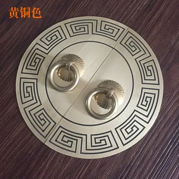 

The new Chinese antique furniture of Ming and Qing Dynasties copper fittings copper door wardrobe door round copper handle handl
