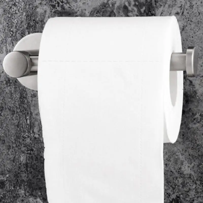 Бесшовная самоклеющаяся бумага держатель из нержавеющей стали настенное крепление Ванная комната Туалет прокатки туалетной бумаги