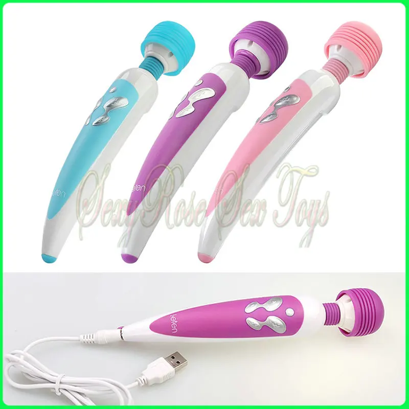  LETEN Charging Speed Av Massager, Powerful Quiet Vibration Av Massager Vibrating Wand Vibrating Stick AV Rod Vibrators Sex Toys 